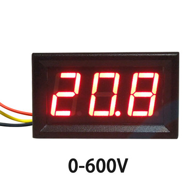 Voltmetru digital LED DC de 0,56 inchi 0-600V Contor de tensiune Auto auto mobilă putere tester Detector DC 3,3-30V Roșu Verde Albastru