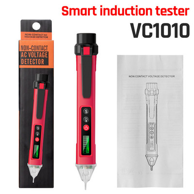 VC1010 AC/DC Detectoare digitale de tensiune LCD Tester inteligent fără contact Contor stilou AC 12-1000V Senzor electric de curent Creion de testare