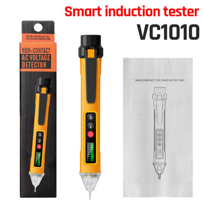 VC1010 AC/DC Detectoare digitale de tensiune LCD Tester inteligent fără contact Contor stilou AC 12-1000V Senzor electric de curent Creion de testare