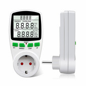 Digitalni vatmetar LCD mjerač energije Mjerač električne energije Utičnica Električni ispitivač FR US UK AU BR Mjerni analizator izlazne snage