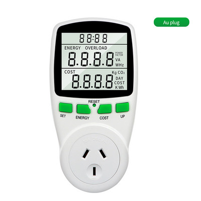Digitalni vatmetar LCD mjerač energije Mjerač električne energije Utičnica Električni ispitivač FR US UK AU BR Mjerni analizator izlazne snage