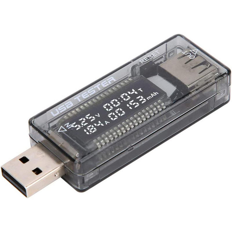 USB voolu pinge võimsuse tester Volt voolu pinge tuvastamine laadija võimsuse tester mobiilse toitedetektori aku test