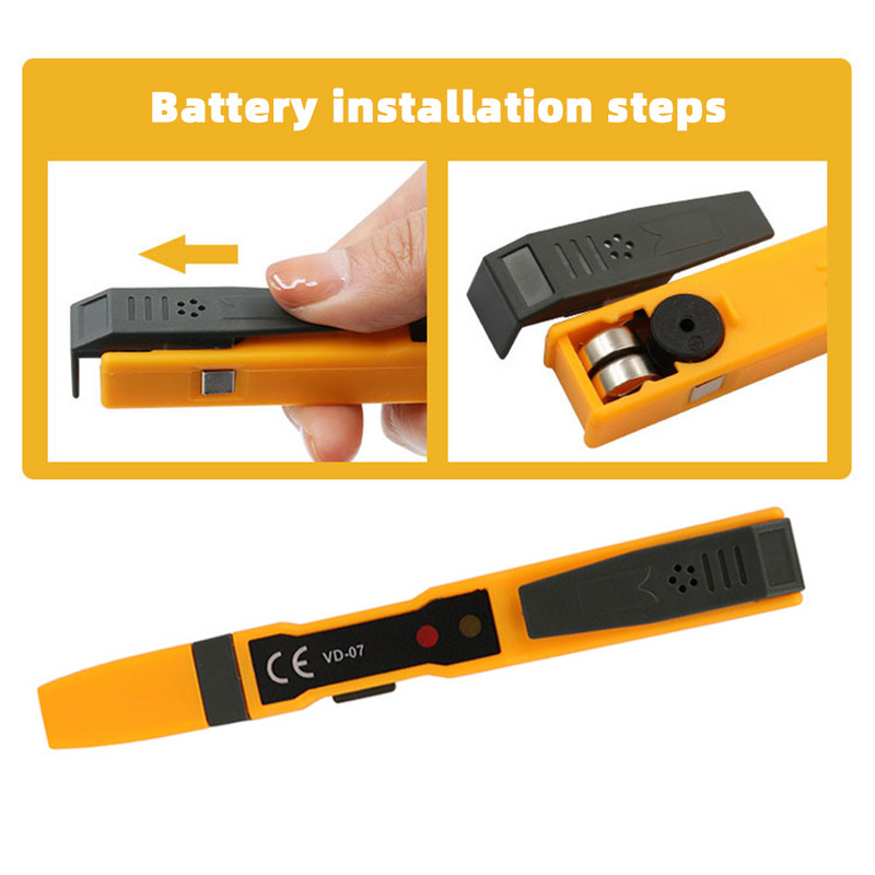 Stilo de testare cu inducție multimodal, creion de testare a punctului de întrerupere a firului de fază/fază, instrumente de măsurare de uz casnic