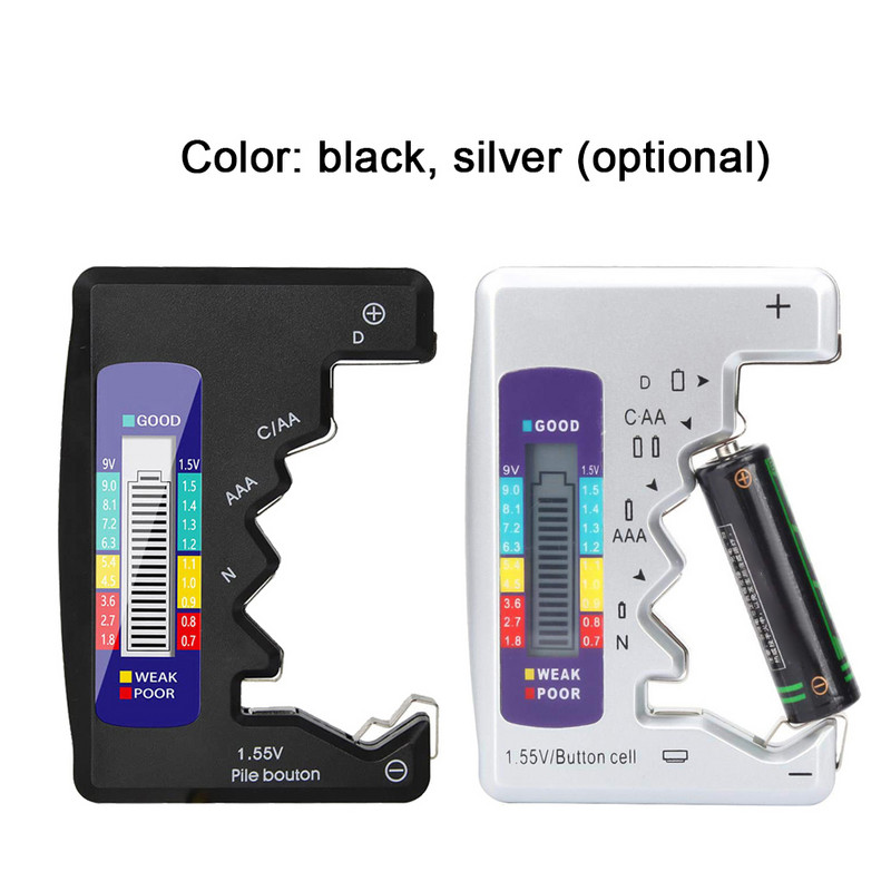 BT-886 akkumulátor kapacitás jelző kompakt méretű lítium akkumulátor töltöttségi szint teszter elem feszültség mérő elem feszültség figyelő érzékelő