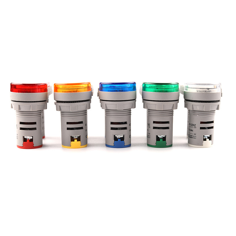22 mm 50-500 V indikaatortuli vahelduvvoolu 0-99 Hz ruudukujuline ümmargune digitaalne ekraan Pinge hertsmeeter Sagedus pinge tester