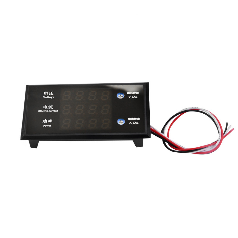 5000W DC8-12V 10A Voltmetru Ampermetru 4 biți Display digital Tensiune curent Power Meter 3 în 1 Volt Detector Tester Panou monitor