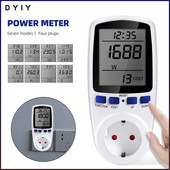 Wattmetru digital AC 230V 110V Contor de energie Consumul de energie electrică Contor de energie Priza UE Putere Kilowați Putere Contor de energie electrică