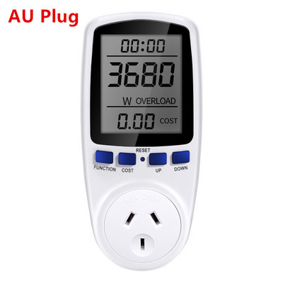 Wattmetru digital AC 230V 110V Contor de energie Consumul de energie electrică Contor de energie Priza UE Putere Kilowați Putere Contor de energie electrică