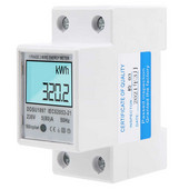 DDSU1897 háttérvilágítású intelligens energiamérő, egyfázisú Din sín mikro digitális elektromos teljesítménymérő wattmérő feszültség ampermérő