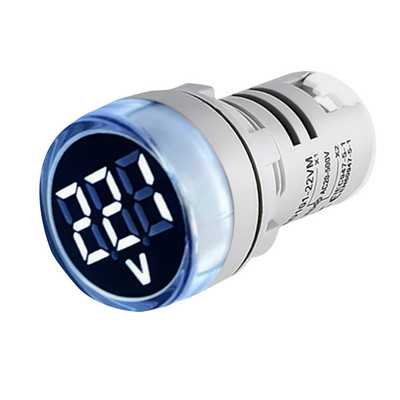 Voltmetru AC 60V-500V Afișaj digital LED Contor de tensiune VOLT + indicator luminos de semnal 110V 120V 220V 240V 380V Monitor