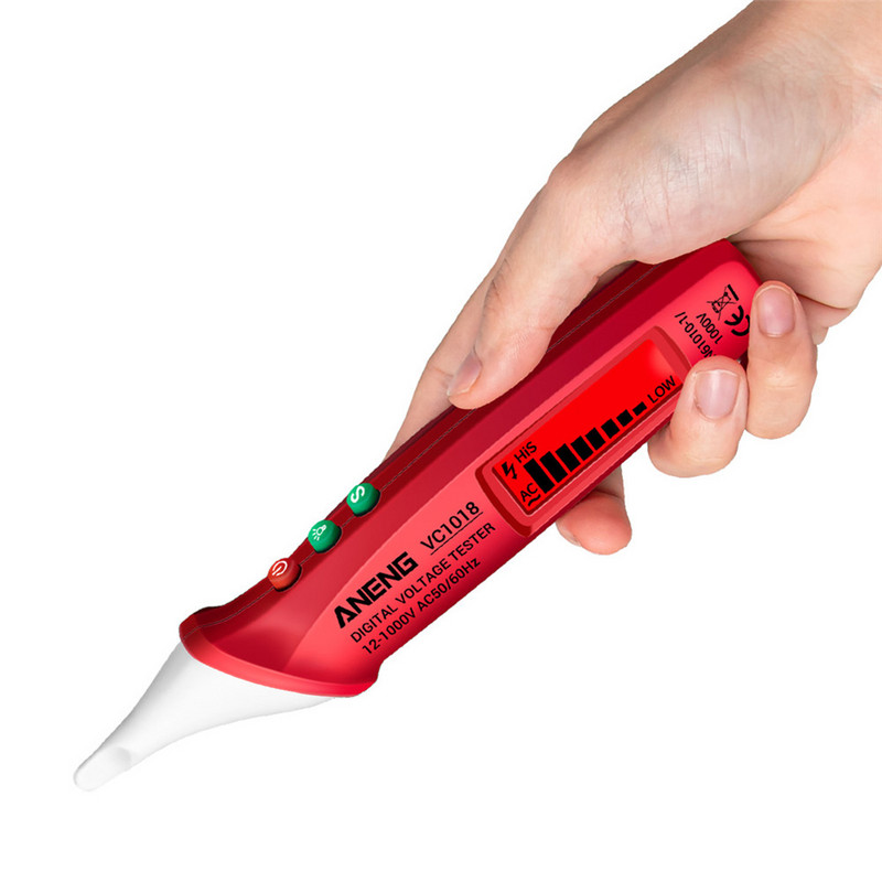 ANENG VC1018 Voltmetru digital Ampermetru Digital AC Tensiune Tester Senzor electric Pen Voltmetru Instrumente pentru detector вольтметр