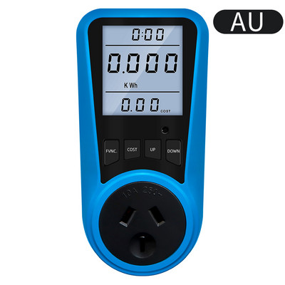 Fișă UE Priză Rus Contor digital de curent Voltmetru Contor de putere AC Timp Watt Putere Tester de energie Wattmetru US UK AU FR Mufă BR