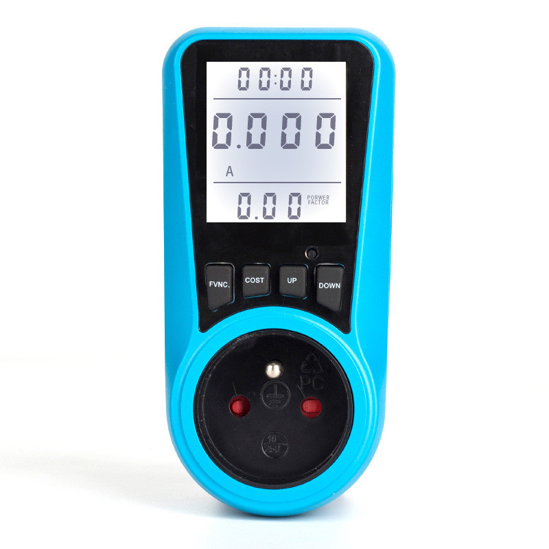 Fișă UE Priză Rus Contor digital de curent Voltmetru Contor de putere AC Timp Watt Putere Tester de energie Wattmetru US UK AU FR Mufă BR