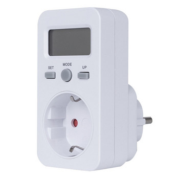 Hot EU Plug Digital Energy Meter Wattmeter DC Wattmeter Watt Monitor Консумация на електроенергия Енергиен анализатор Измерване
