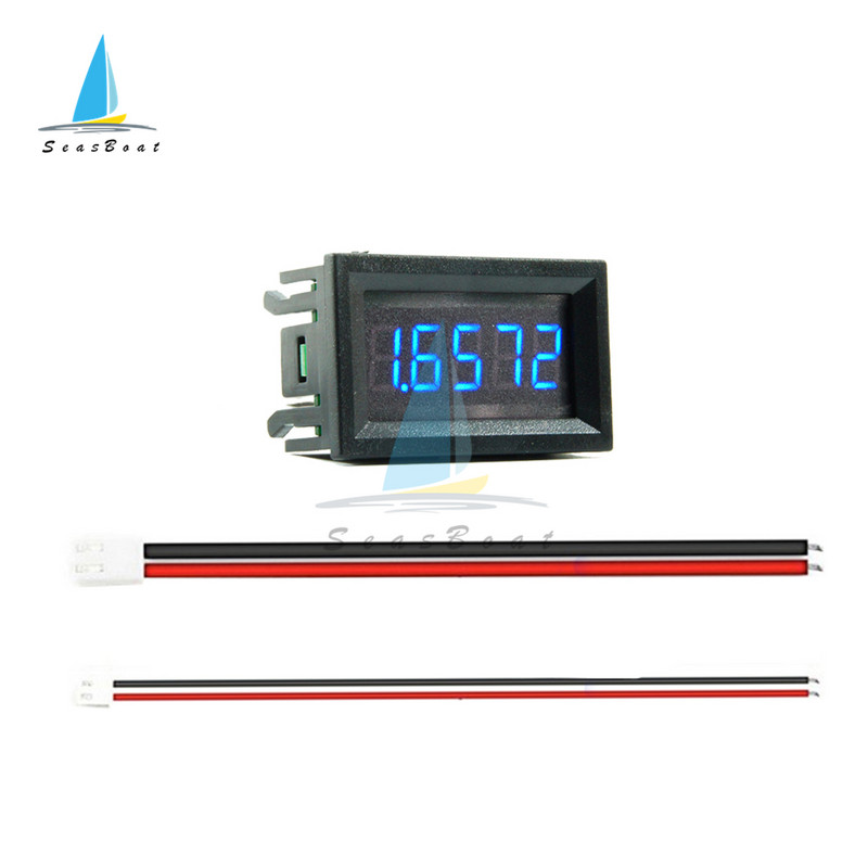 0,56 inci 5 cifre 0-3,0000A DC LED Ampermetru digital Contor de panou de curent de înaltă precizie 4 fire DC4 ~ 30V