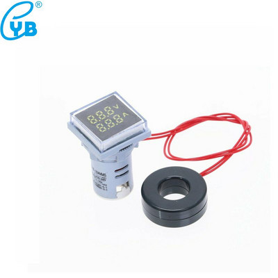 AD16S-VA AC 500V 100A Τετράγωνο LED Ψηφιακό βολτόμετρο Αμπερόμετρο 110V 220V Τάση Μετρητής ρεύματος Voltammeter Volt Amp Tester