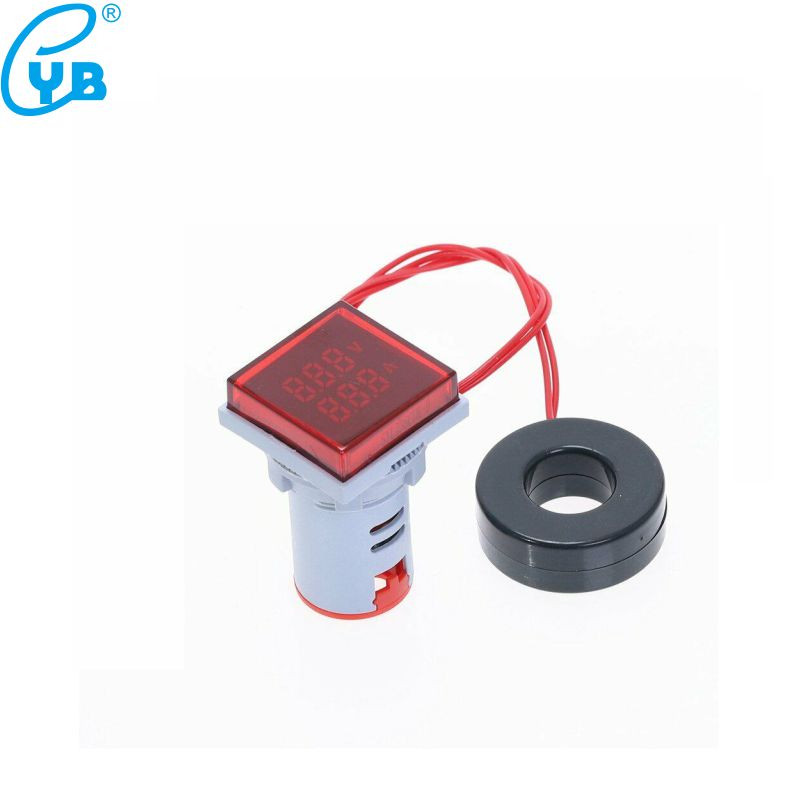 AD16S-VA AC 500V 100A Τετράγωνο LED Ψηφιακό βολτόμετρο Αμπερόμετρο 110V 220V Τάση Μετρητής ρεύματος Voltammeter Volt Amp Tester