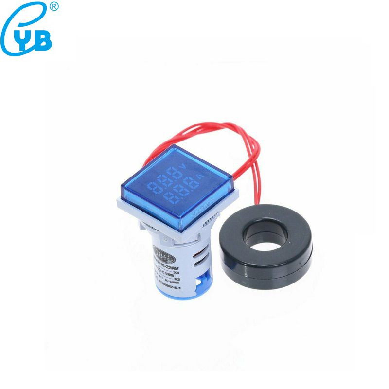 AD16S-VA AC 500V 100A Τετράγωνο LED Ψηφιακό βολτόμετρο Αμπερόμετρο 110V 220V Τάση Μετρητής ρεύματος Voltammeter Volt Amp Tester