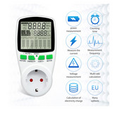 Contor digital de energie Wattmetru Electricitate Kwh Contor de putere Vu metru Analizor Watt Monitor EU US UK AU FR Priză 50% REDUCERE