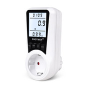Villamosenergia-használat figyelő Digitális wattmérő AC teljesítménymérő 110V-230V energiamérő aljzat teljesítményfigyelő EU/US/UK/BR dugó