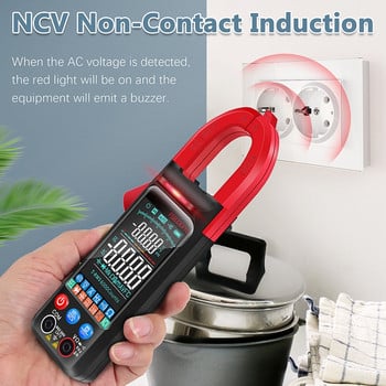 HUAJIAYI Digital Clamp Meter AC 400A Current Voltage 6000 Counts Clamp Multimeter Live Check NCV Тестер за честотен кондензатор