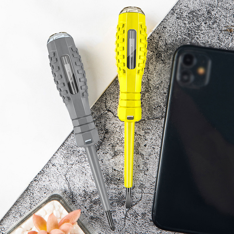 2 viename Atsuktuvas Elektrinis įtampos indikatorius Įtampos tikrinimo rašiklis kintamosios srovės bekontakčio indukcinio tikrinimo rašiklio voltmetro galios detektorius