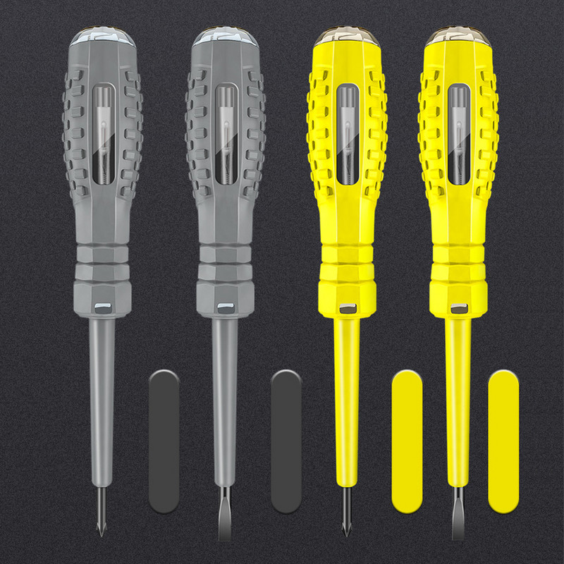 2 viename Atsuktuvas Elektrinis įtampos indikatorius Įtampos tikrinimo rašiklis kintamosios srovės bekontakčio indukcinio tikrinimo rašiklio voltmetro galios detektorius