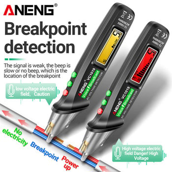 ANENG VC1019 DC AC Test Pen ανιχνευτής φωνητικής εκπομπής τάσης 12-1000V Volt ρεύματος μη επαφής Εργαλείο μετρητή ηλεκτρικής πένας