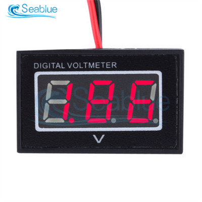 DC 15-120V vízálló digitális feszültségmérő volt feszültségmérő elektromos járművekhez Kijelző színe piros zöld kék kiváló minőség