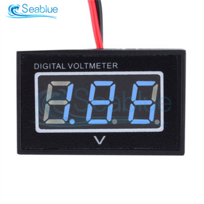 DC 15-120V vízálló digitális feszültségmérő volt feszültségmérő elektromos járművekhez Kijelző színe piros zöld kék kiváló minőség