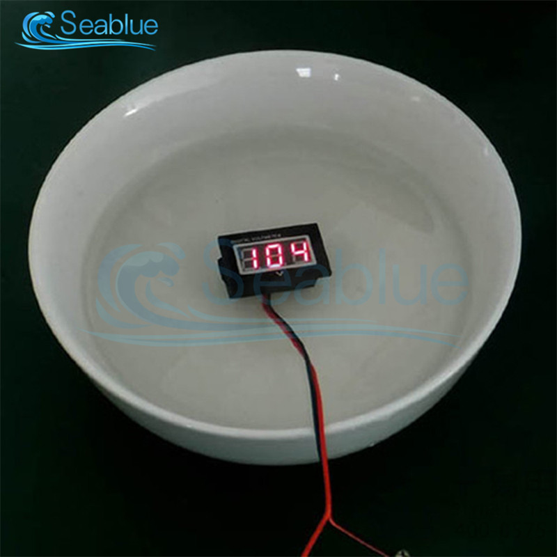 DC 15-120V vízálló digitális feszültségmérő volt feszültségmérő elektromos járművekhez Kijelző színe piros zöld kék kiváló minőség