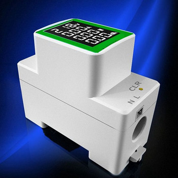 Δοκιμαστής ψηφιακού μετρητή ενέργειας Παρακολούθηση χρήσης ηλεκτρικής ενέργειας Ισχύς βολτόμετρο Αμπερόμετρο Τάση Αμπέρ Watt Kwh