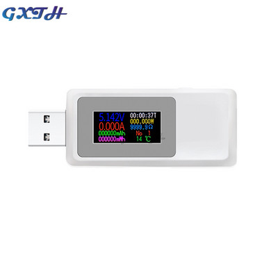 Έγχρωμη οθόνη USB Δοκιμαστής τάσης οργάνου μέτρησης ανιχνευτής φορτιστή Βολτόμετρο Αμπερόμετρο Προστασία φόρτισης κινητού τηλεφώνου DC4-30V