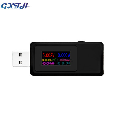 Έγχρωμη οθόνη USB Δοκιμαστής τάσης οργάνου μέτρησης ανιχνευτής φορτιστή Βολτόμετρο Αμπερόμετρο Προστασία φόρτισης κινητού τηλεφώνου DC4-30V
