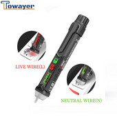 Pix inteligent fără contact Detector de tensiune AC Tester cu indicator de lumină LED Tester 12V-1000v Stilo de testare electric