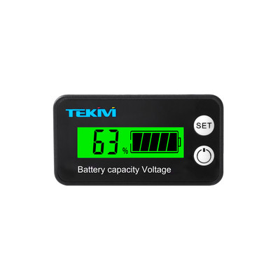 DC akkumulátor feszültségmérő DC 12V-70V kapacitásjelző teljesítménymérő lítium ólom-sav cella 12V 24V 48V autó motorkerékpár feszültségmérő