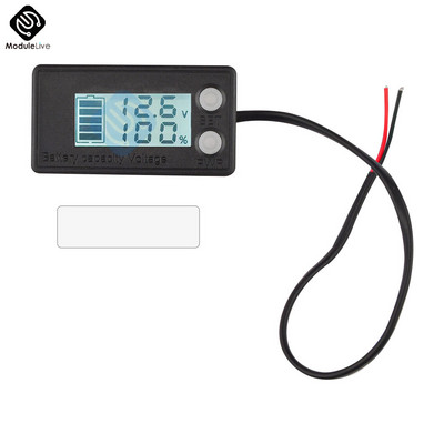 6133B DC 12V 24V 36V 48V Ένδειξη χωρητικότητας μπαταρίας Μετρητής τάσης Αδιάβροχο όργανο μέτρησης DC 7V-68V Ψηφιακά βολτόμετρο μετρητών