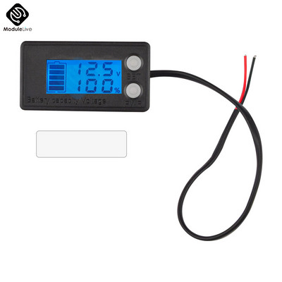 6133B DC 12V 24V 36V 48V Ένδειξη χωρητικότητας μπαταρίας Μετρητής τάσης Αδιάβροχο όργανο μέτρησης DC 7V-68V Ψηφιακά βολτόμετρο μετρητών