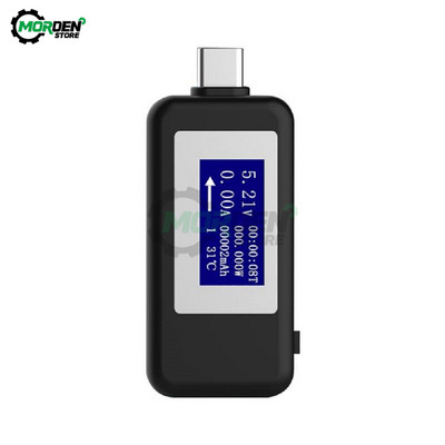 DC 4-30V Tester USB tip C Contor de tensiune curent Voltmetru de sincronizare Ampermetru Monitor digital Indicator de întrerupere a puterii Încărcător de bancă