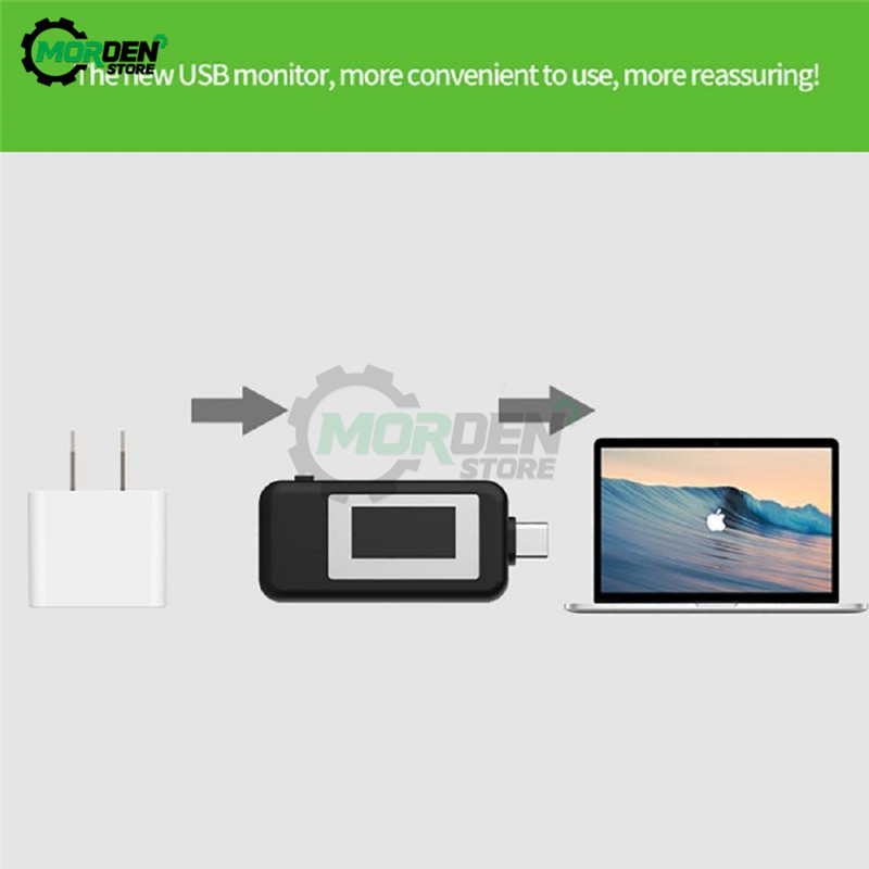 DC 4-30V Tester USB tip C Contor de tensiune curent Voltmetru de sincronizare Ampermetru Monitor digital Indicator de întrerupere a puterii Încărcător de bancă