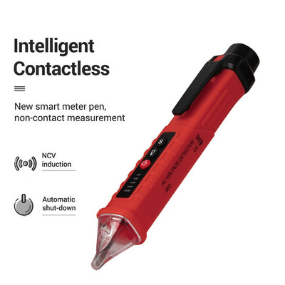 VD802 Detectoare de tensiune AC Tester inteligent fără contact Contor stilou 12-1000 V Senzor electric de tensiune Creion de testare