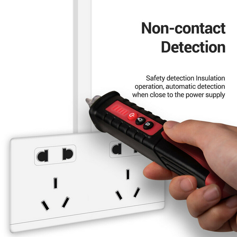 VD802 Detectoare de tensiune AC Tester inteligent fără contact Contor stilou 12-1000 V Senzor electric de tensiune Creion de testare