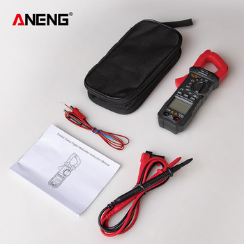 ANENG ST209 Ψηφιακός μετρητής σφιγκτήρα πολύμετρου 6000 μετράει True RMS Amp DC/AC Μετρητές δοκιμών σφιγκτήρα ρεύματος Voltmeter 400v Auto Range
