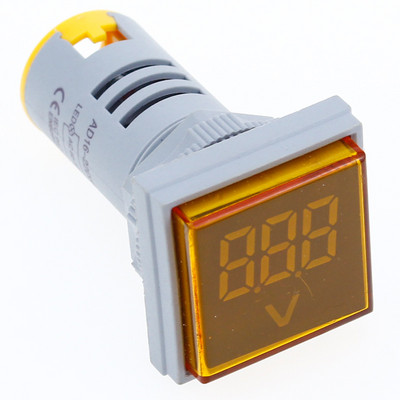 Kvadratinis LED skaitmeninis voltmetras ir ampermetras įtampos matuoklis srovės matuoklis AC 60-500V 0-100A D18 dropship