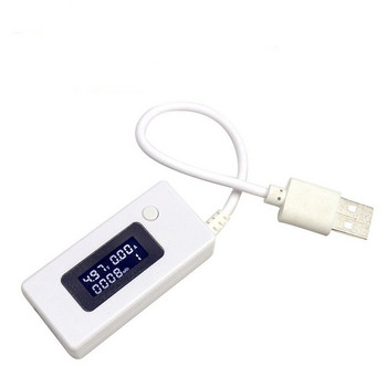 DC Цифров волтметър Амперметър LCD Двойно USB зарядно устройство Мобилен детектор на захранване Измервател на напрежение Тестер Монитор