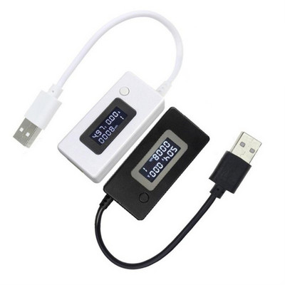 Egyenáramú digitális feszültségmérő ampermérő LCD kettős USB töltő mobil teljesítmény érzékelő feszültség árammérő teszter monitor