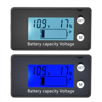 DC 10-100V dviejų laidų skystųjų kristalų skaitmeninis voltmetras, nešiojamasis akumuliatoriaus įtampos testeris, matavimo įrankio įtampos matuoklio indikatoriaus monitorius