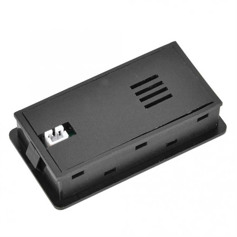 Egyenáramú, 10-100 V egyenáramú, kétvezetékes LCD digitális feszültségmérő, hordozható akkumulátor feszültségmérő panel, mérőeszköz feszültségmérő kijelzője