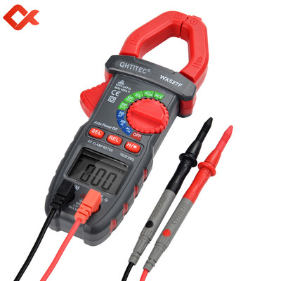 Vahelduv-/alalisvooluklambri mõõturi konks Digitaalne ampermeeter Voolutester Multimeeter Tonomeeter Tangid Voltmeeter Holdpeak Elektrikuklamber WX526