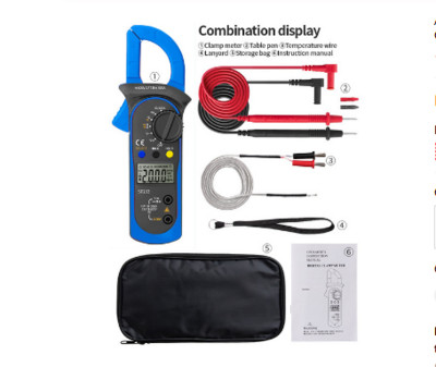 ST202 skaitmeninio gnybto multimetro varžos omų tranzistorių testeriai AC/DC srovės voltmetras Lcr gnybtų matuoklis su temperatūra